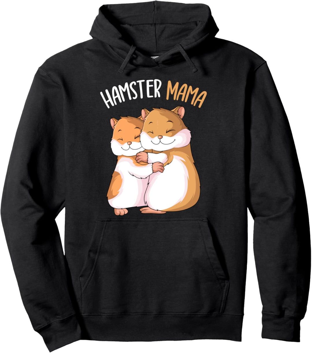 Hamster Mama Mädchen Damen Pullover Hoodie