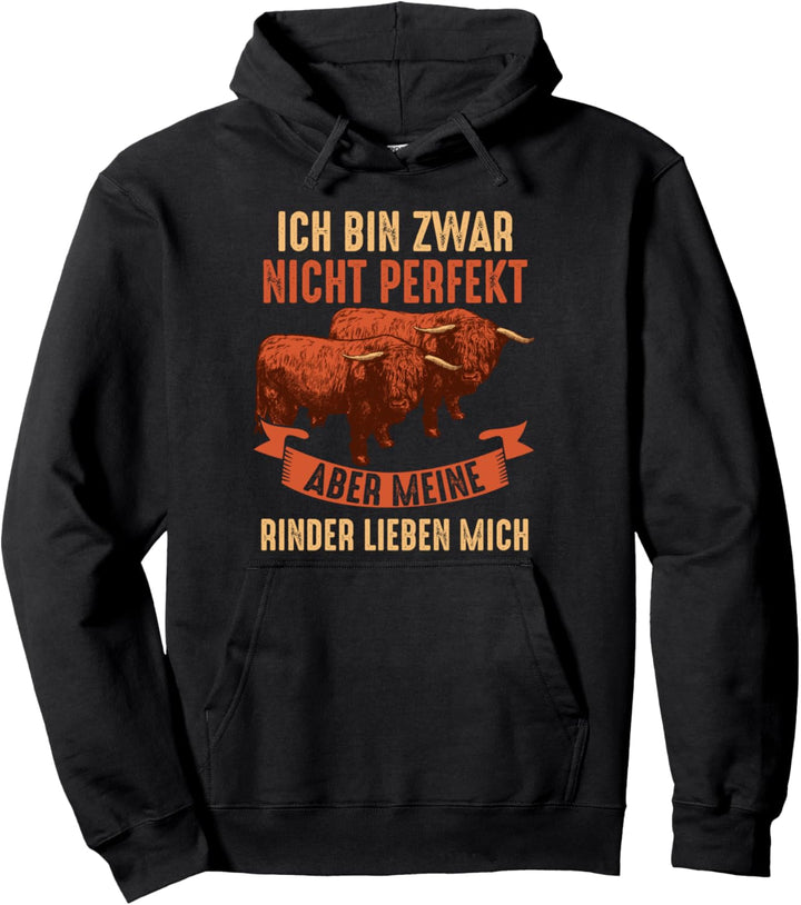 Schottisches Hochlandrind Rind Rinder Kuh Geschenk Pullover Hoodie
