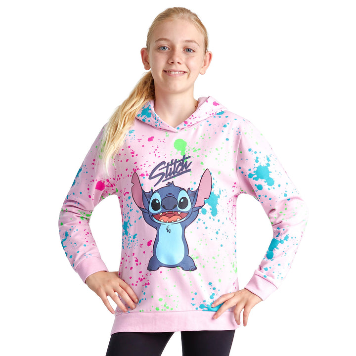 Disney Stitch Pullover Mädchen, Warm, Weich &amp; Trendy, Hoodie Kapuzenpullover für Kinder, Geschenke f