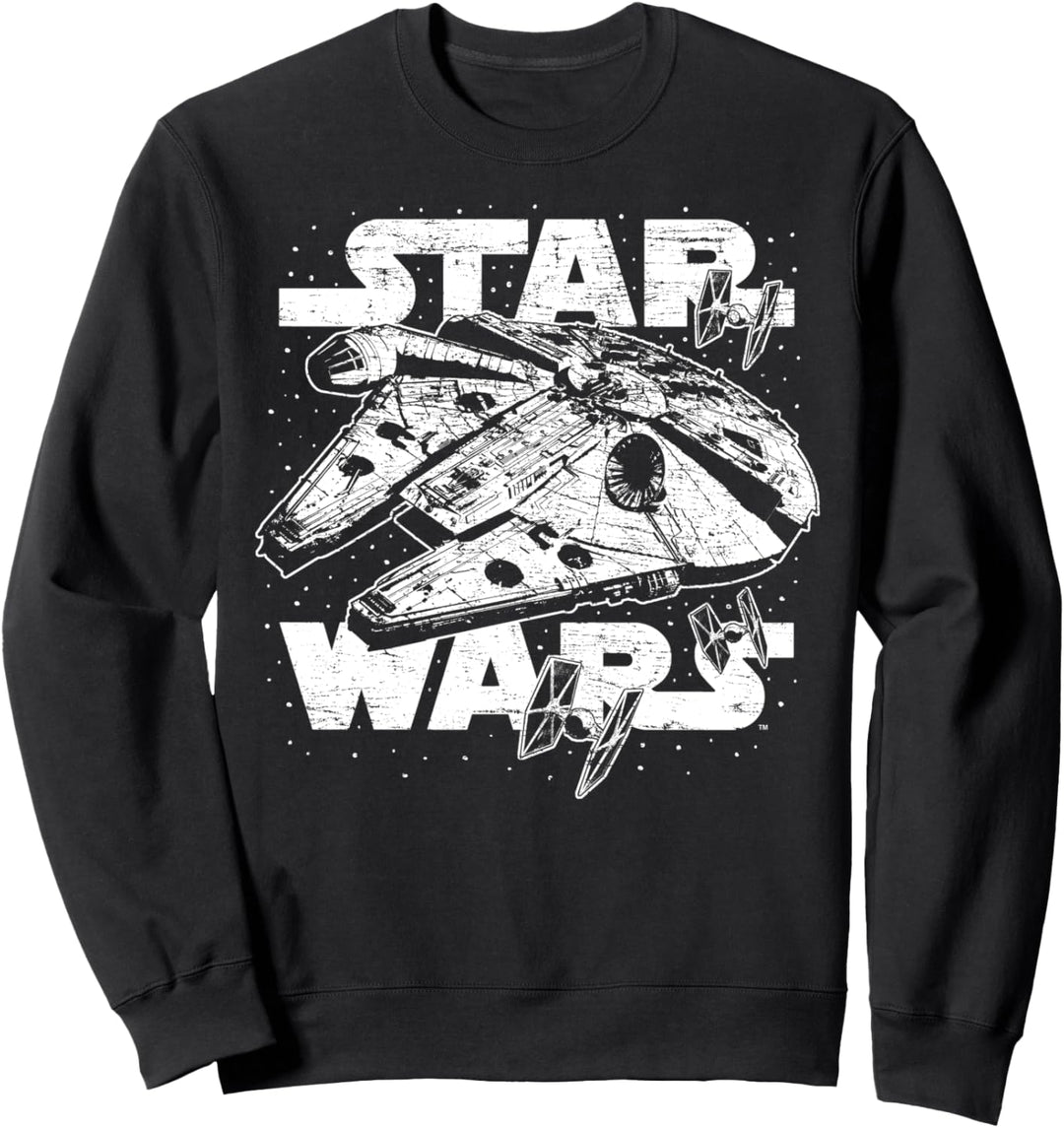 Star Wars Millennium Falcon Logo Stamp Sweatshirt