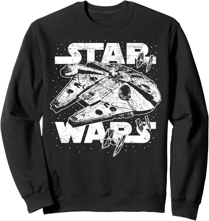 Star Wars Millennium Falcon Logo Stamp Sweatshirt