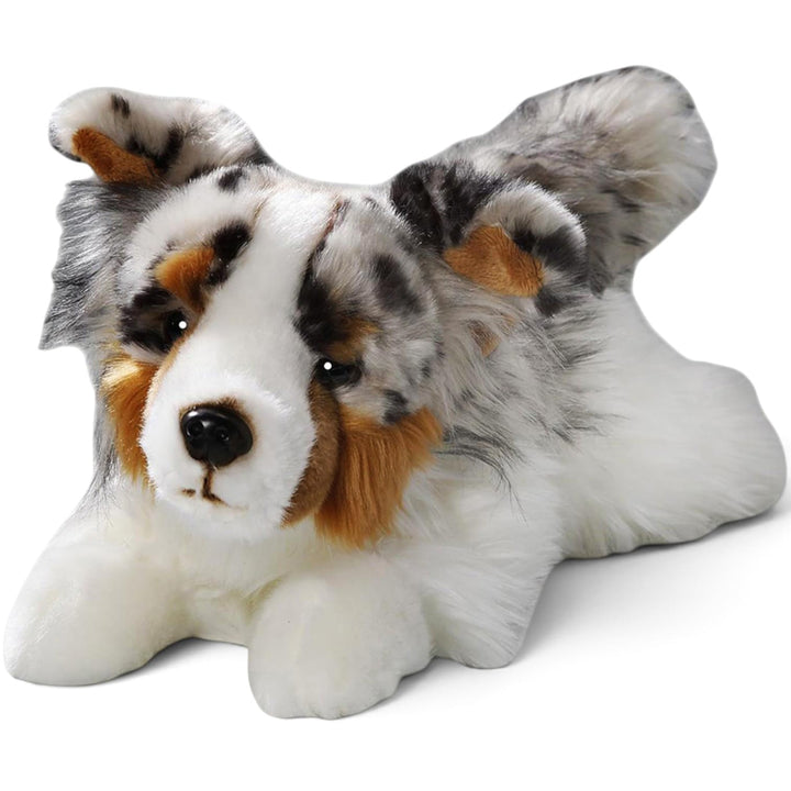 Carl Dick Australischer Schäferhund liegend, Hund, Plüschtier, Kuscheltier ca. 30cm 3477 Ash - Grau-