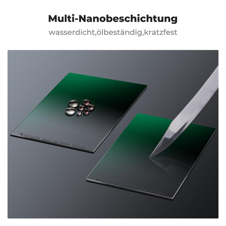 K&amp;F CONCEPT Rechteckfilter Soft GND8 Verlaufsfilter mit Filterhalter Set | für Landschaftsvideos und