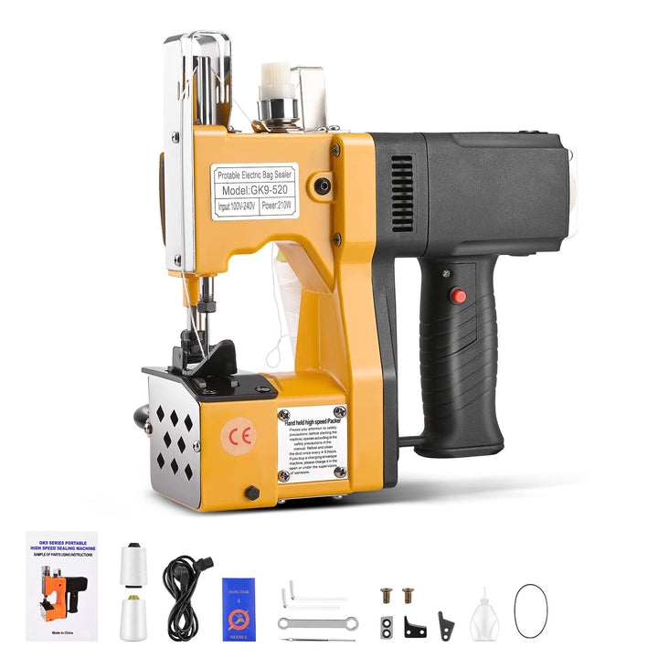 Kotsy sacknähmaschine 220 V Tragbare Nähmaschine für 2 Sekunden/Sack,Sacknähmaschine für Taschen/Sto