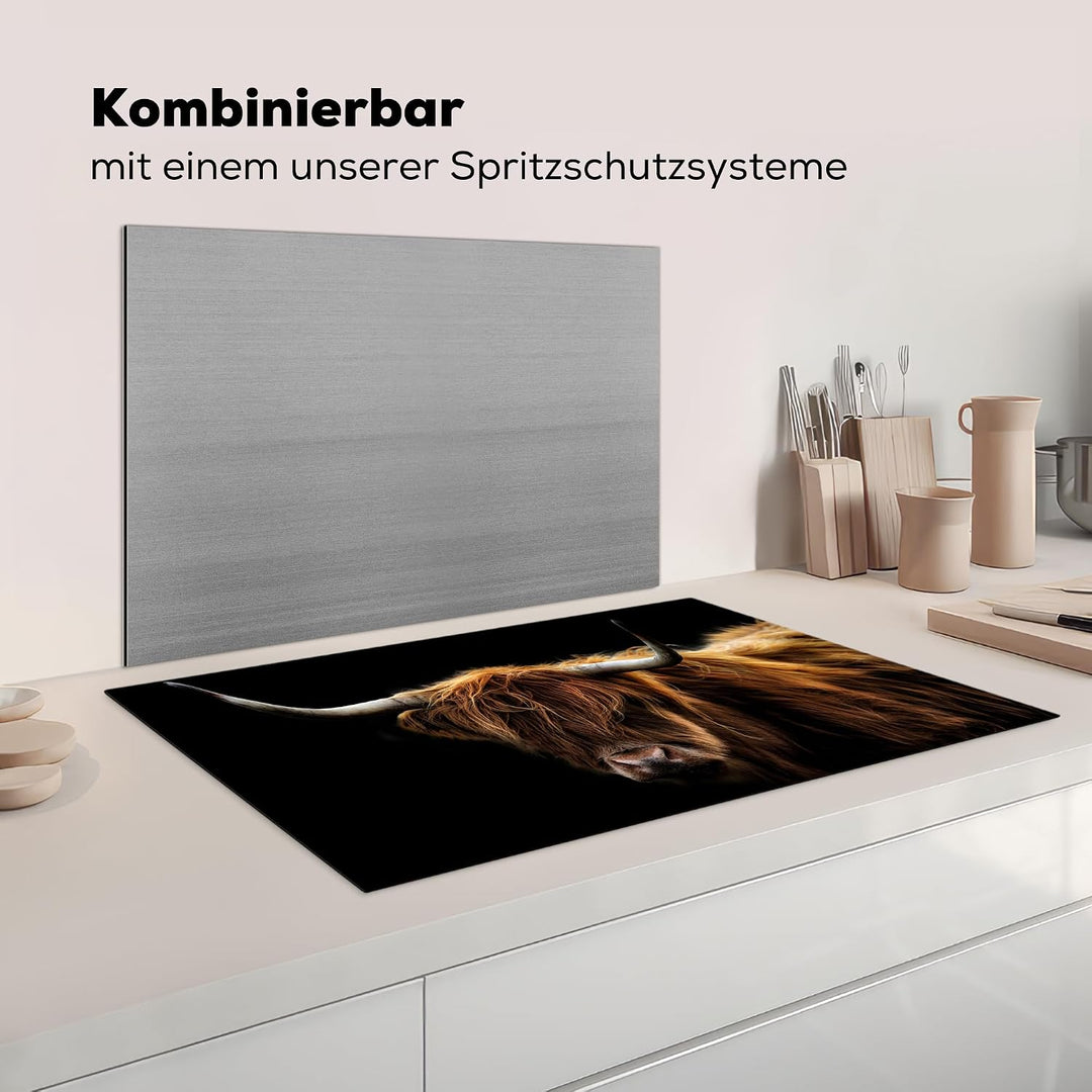 KitchenYeah© Herdabdeckplatte Einteilig Herdabdeckung Abdeckplatte für Ceranfeld Abdeckung Induktion