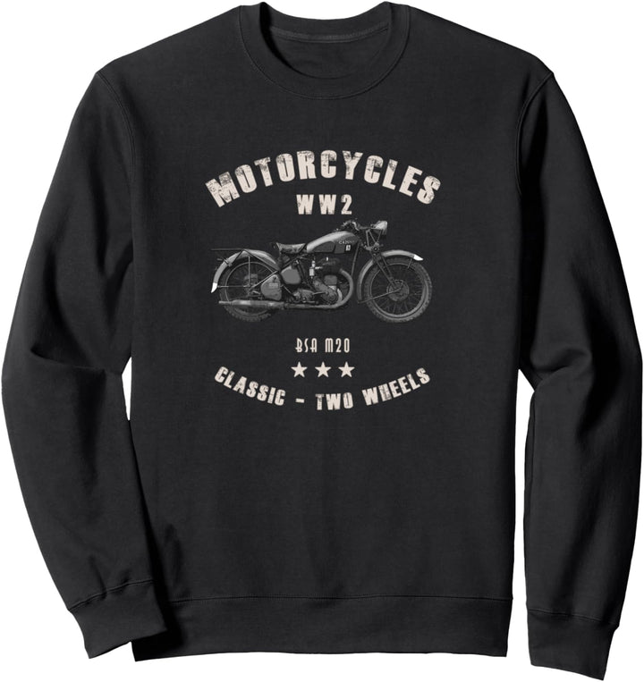 BSA M20 Klassisches Motorrad WW2 Sweatshirt