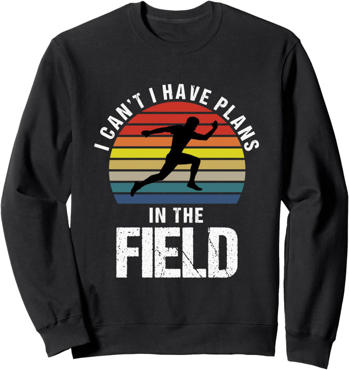 Ich habe Pläne auf dem Laufband Lustiger Sarkasmus Sweatshirt