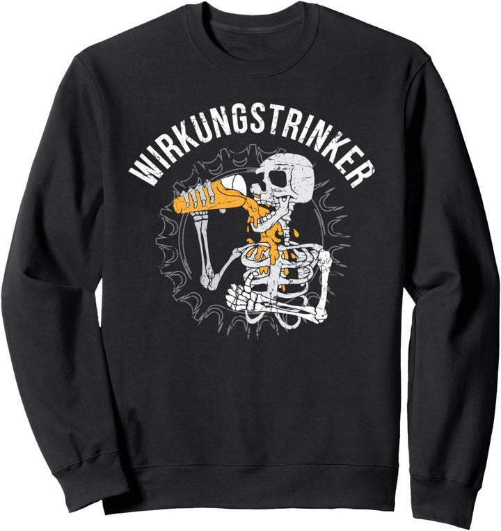 Volle Sufftypen Sauftypen Wirkungstrinker Sweatshirt