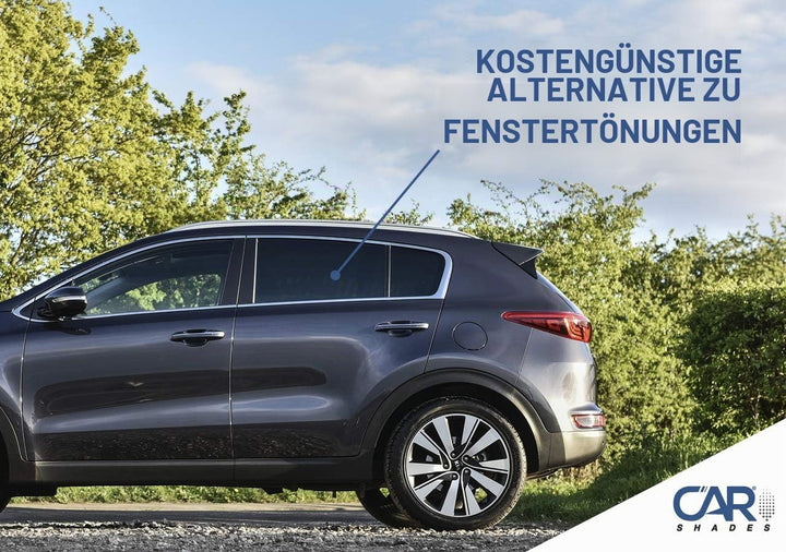 Satz Car Shades (Hintertüren) kompatibel mit Seat Leon 5F ST 2013-2020 (2-teilig)