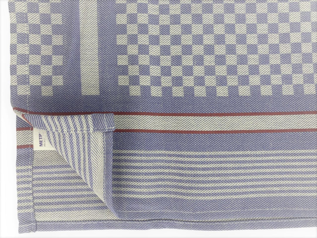 METRO Professional Geschirrtuch, 50 x 90 cm, Baumwolle, blau, 10 StŸck