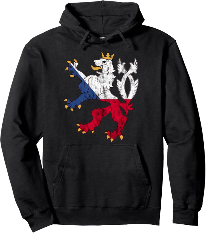 Tschechien Flagge Tschechischer Löwe Tscheche Czech Republic Pullover Hoodie