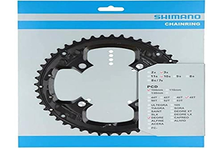 SHIMANO Unisex-Adult 48d Daore Dish Fahrradgerichte, Mehrfarbig, one Size
