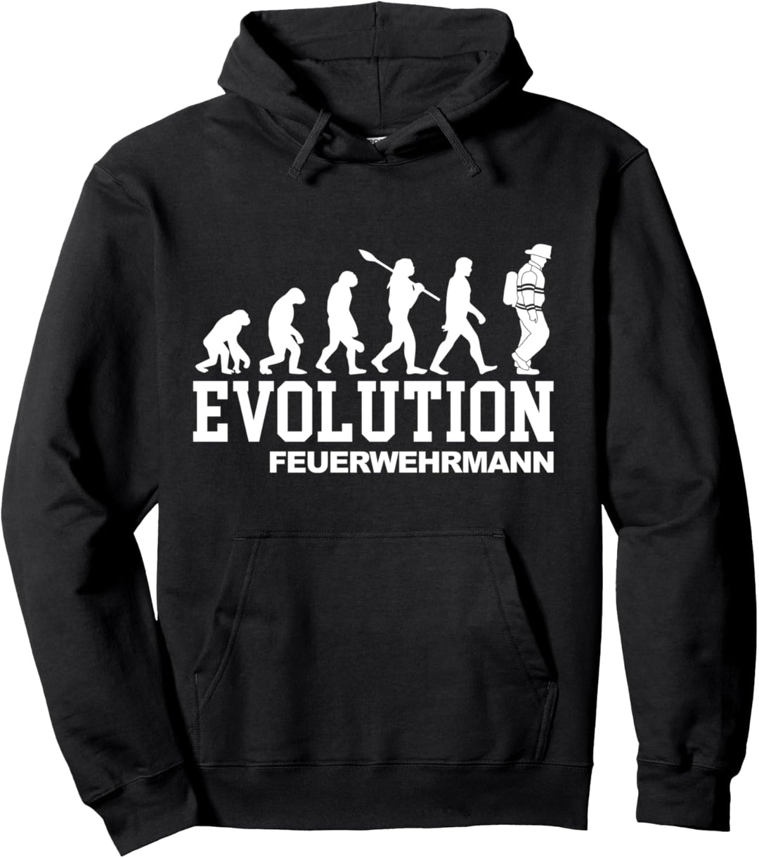 Evolution Feuerwehrmann Feuerwehr Notruf Pullover Hoodie