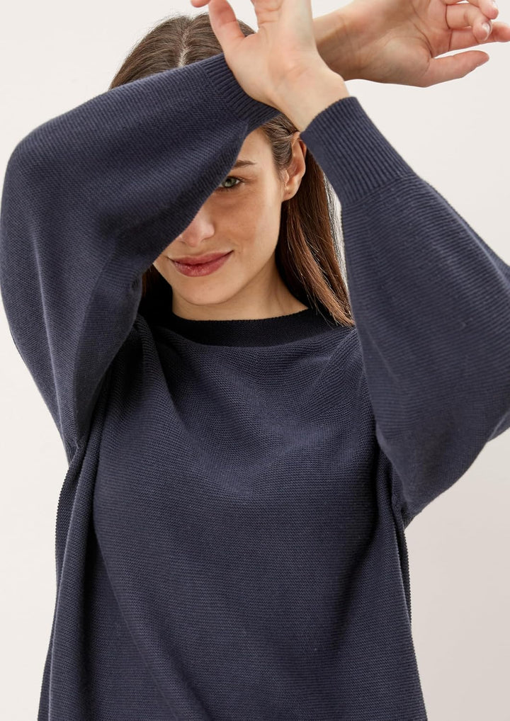 s.Oliver Strickpullover aus Viskosemix 32 5959_navy, 32 5959_navy