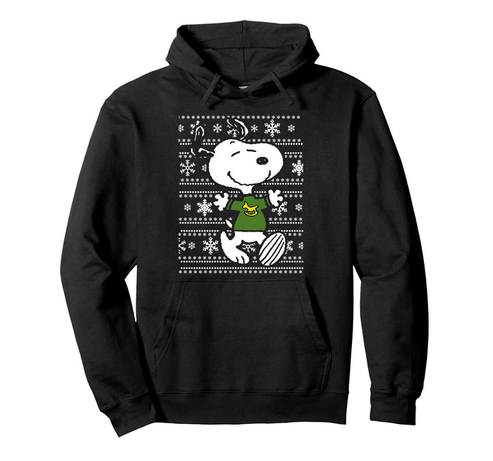 Peanuts Urlaub Snoopy Schneeflocken Pullover Hoodie