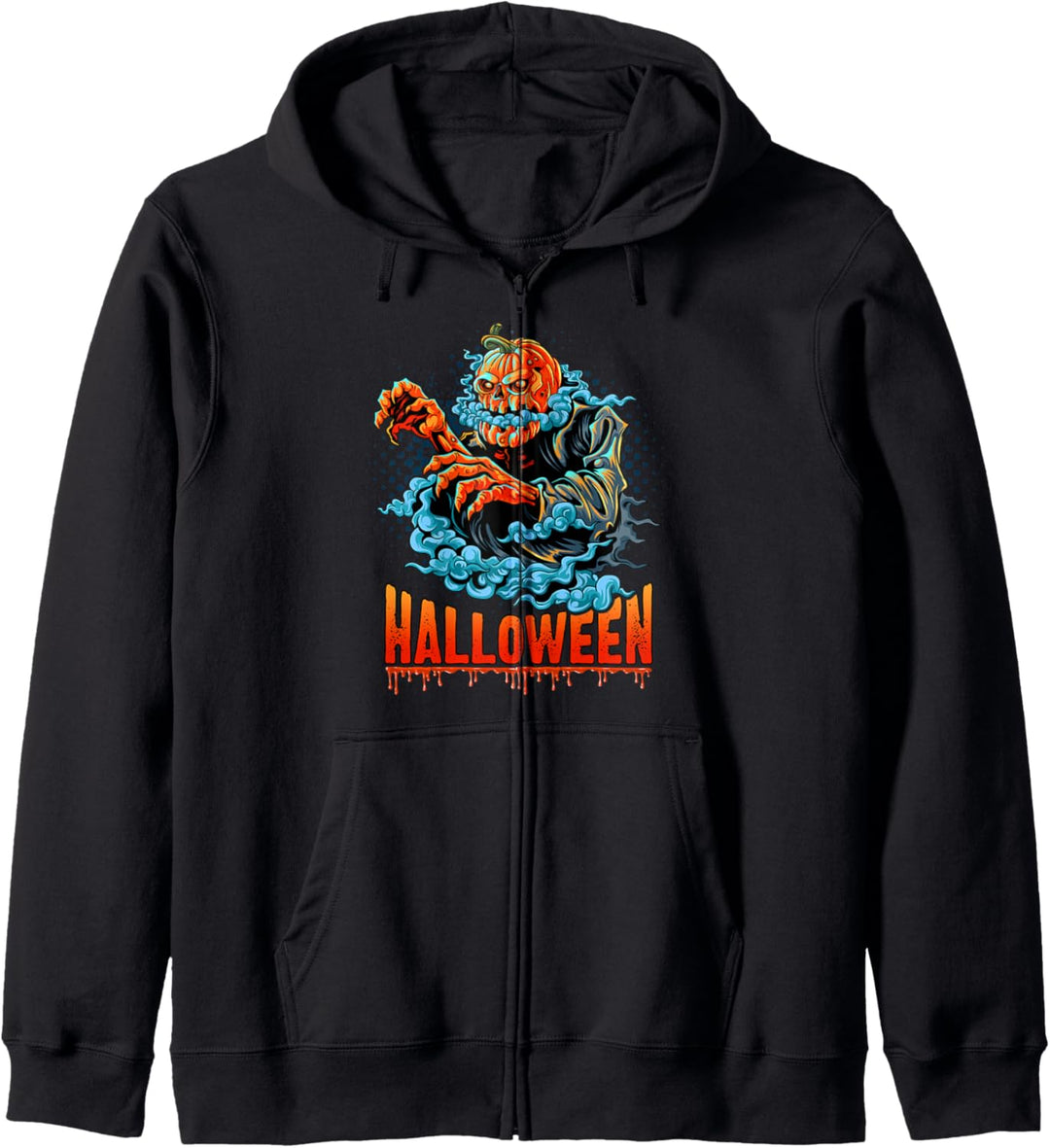 Halloween, Kürbis Monster Kapuzenjacke