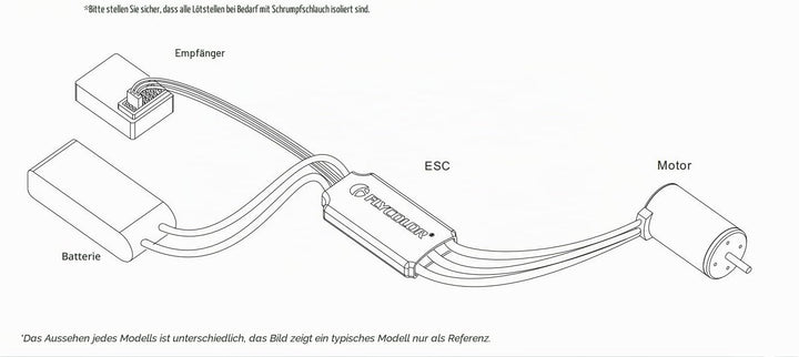 Flycolor 40A ESC 2-4S Elektrischer Geschwindigkeitsregler 5V 3A BEC mit XT60 &amp; 3,5mm Bullet Plugs fü