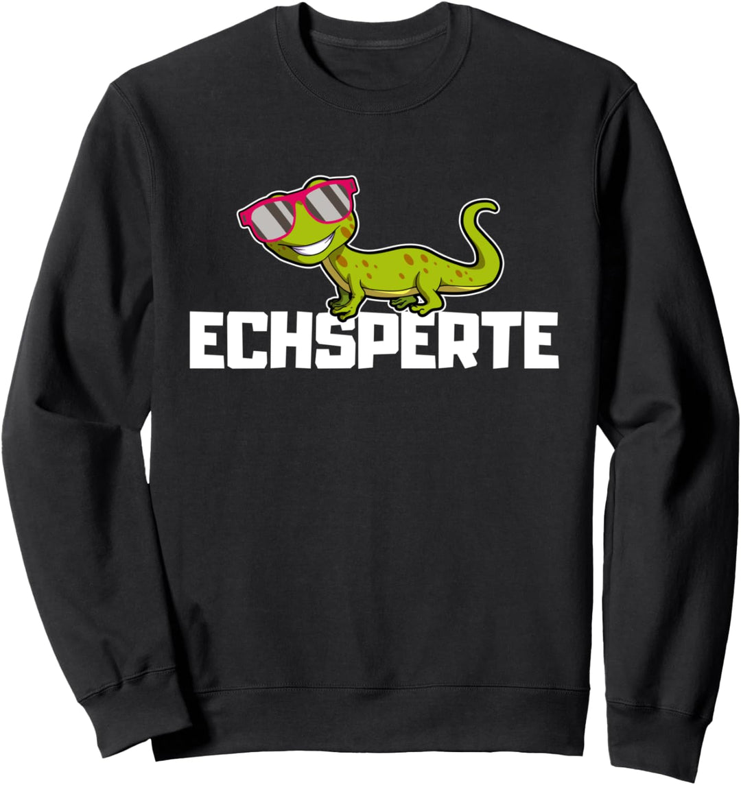 Echspertin Echsperte Eidechse Echse Reptilien Sweatshirt