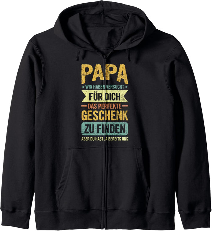 Papa Vater Lustiges Spruch Kapuzenjacke