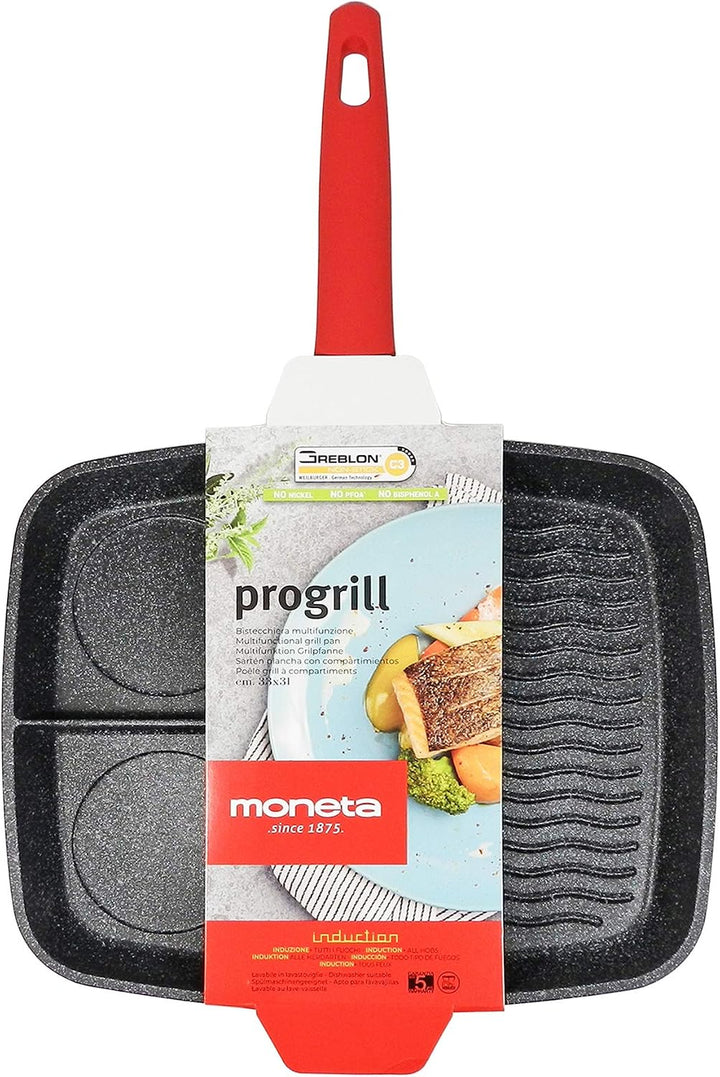 Moneta Bistec Multifunktions 31x33cm Pro Grill