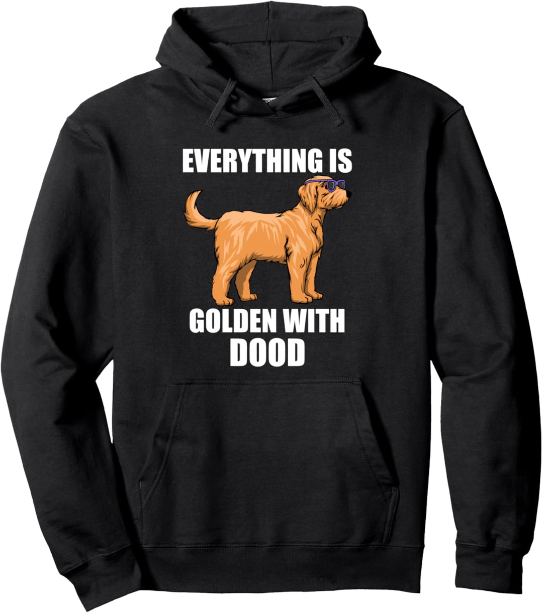 Golden Doodle Hundehalter Ironische Sonnenbrille Pullover Hoodie