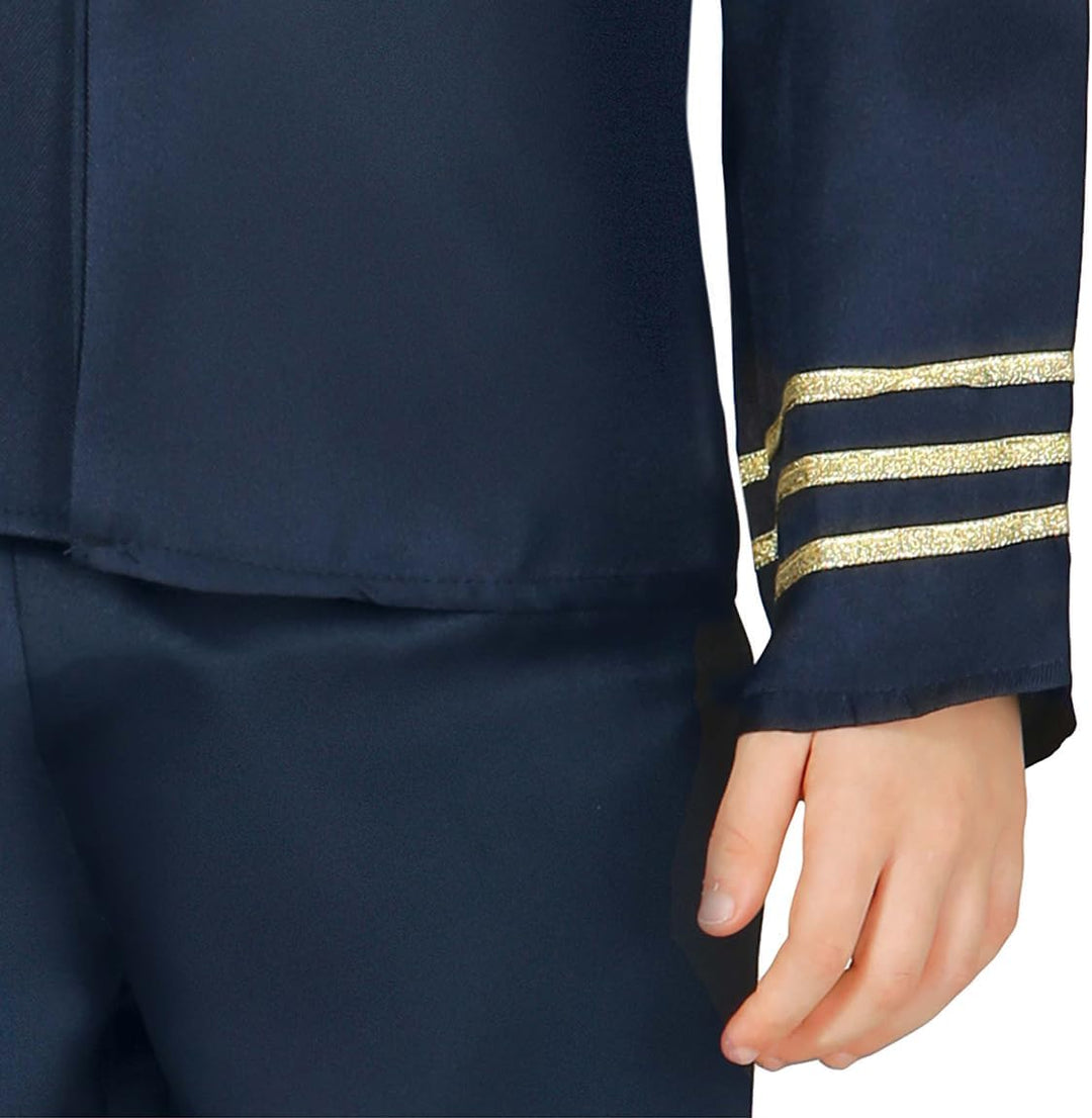 Guirca - Fliegerpiloten-Kostüm Grösse 7-9 Jahre (81382.0)