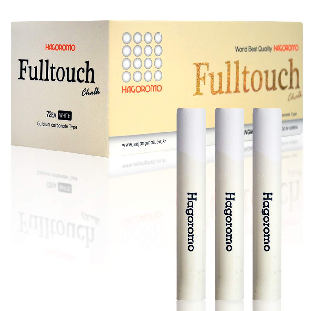 Hagoromo Fulltouch Kreide, 1 Box (72 Stück), weiss, Weiss
