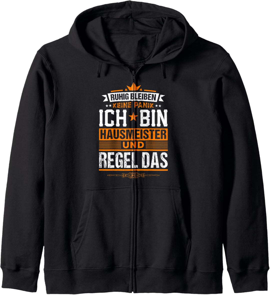 Handwerk Ruhig bleiben ich Bin Hausmeister Kapuzenjacke