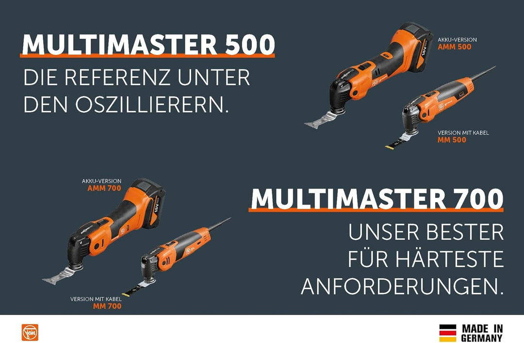 Fein MULTIMASTER MM 700 Max Selection (Anti-Vibrationssystem, StarlockMax Werkzeugaufnahme, QuickIN,