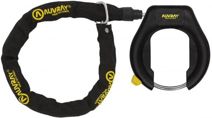 Auvray Antivol Hufeisen Evo Lock Erwachsene, Unisex, Schwarz, Einheitsgrösse