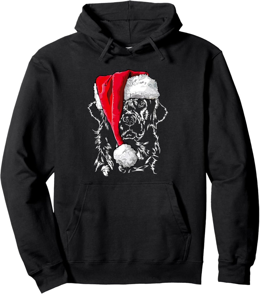 Lustiger Golden Retriever Weihnachtsmann Weihnachten Hunde Pullover Hoodie