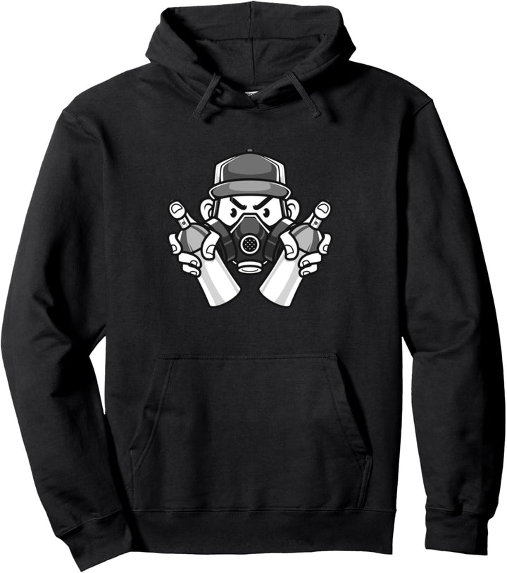 Graffiti Gasmaske Spraydose Sprayer Graffito Street Geschenk Pullover Hoodie
