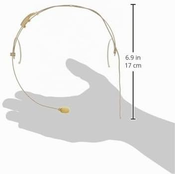 MONACOR 234050 HSE-150/SK Ultraleichtes Headset-Mikrofon, hautfarben,