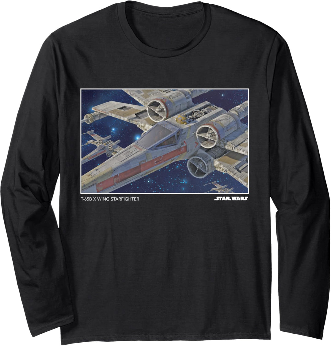 Star Wars T-65B X-Wing Starfighter Langarmshirt