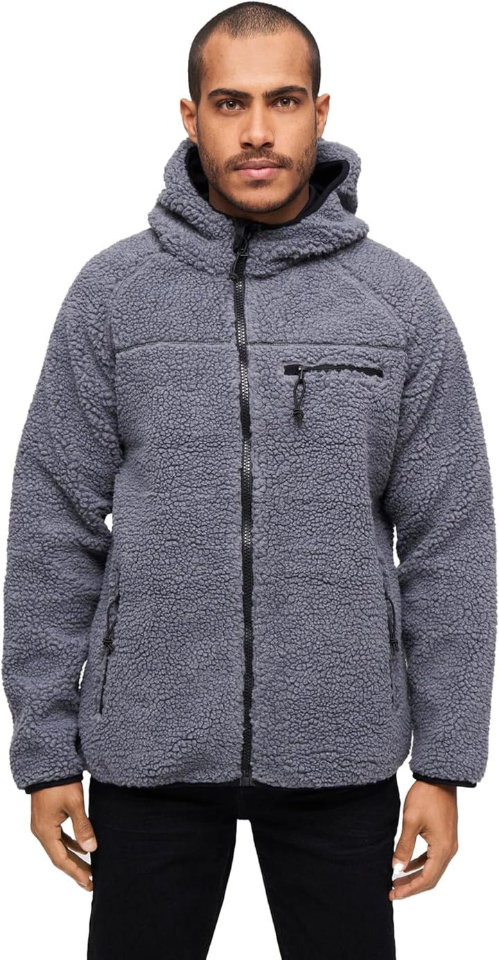 Brandit Teddyfleece Worker Jacket S Anthrazit, S Anthrazit