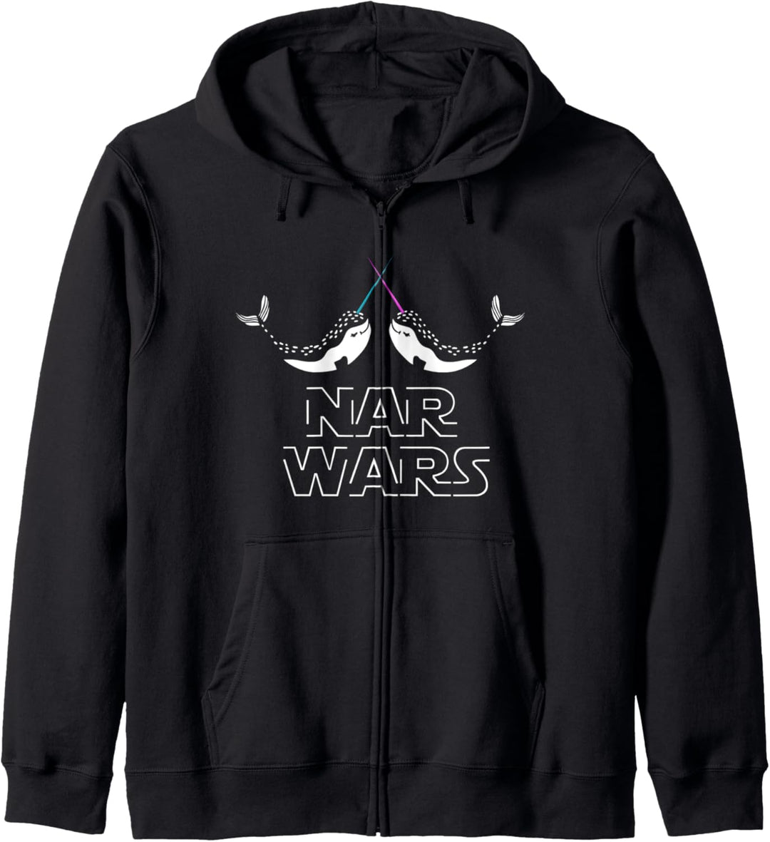 Lustiger Narwal Narwars Einhorn des Meeres Geschenk Kapuzenjacke