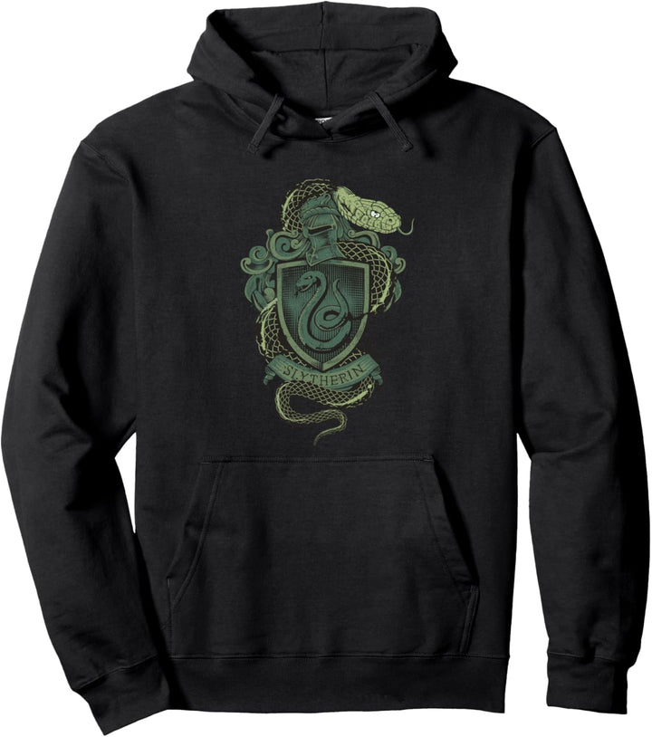 Harry Potter Slytherin Snake Crest Pullover Hoodie