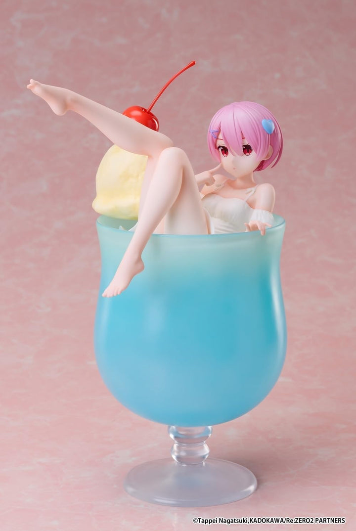 eICOCO Re:Zero -Starting Life in Another World- Ram (Cream Soda Ver.) PVC-Figur im Massstab 1:7