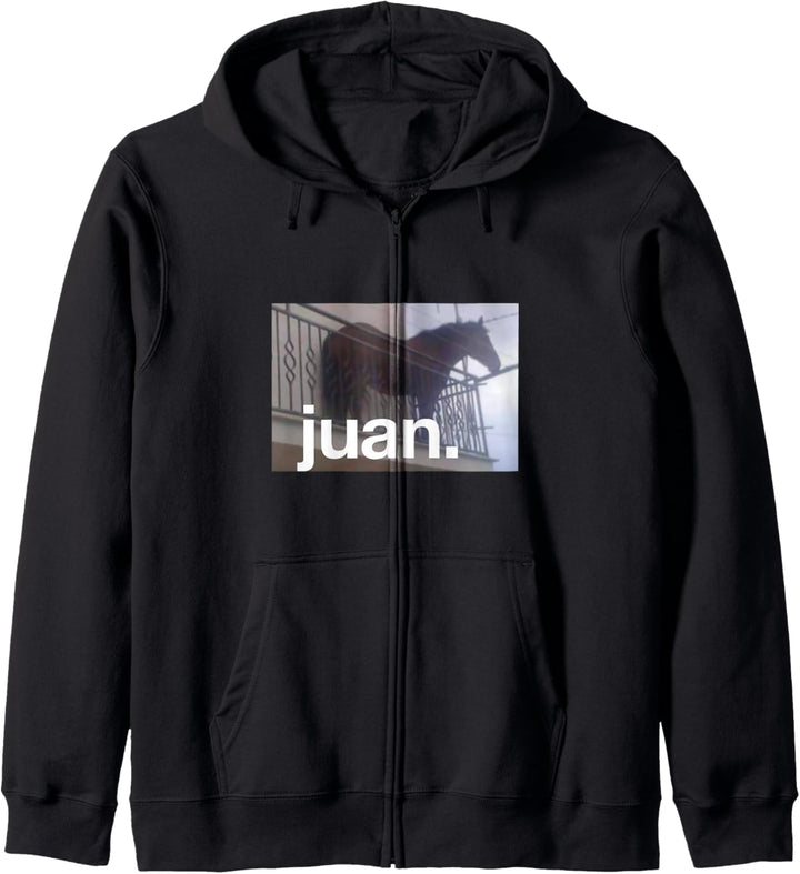 Juan Meme Horse On Balcony Meme Kapuzenjacke