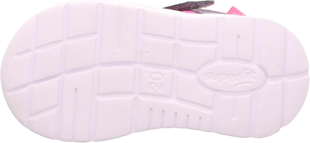 Superfit Mädchen Wave Sandalen 19 EU Weit Lila Pink 8510, 19 EU Weit Lila Pink 8510
