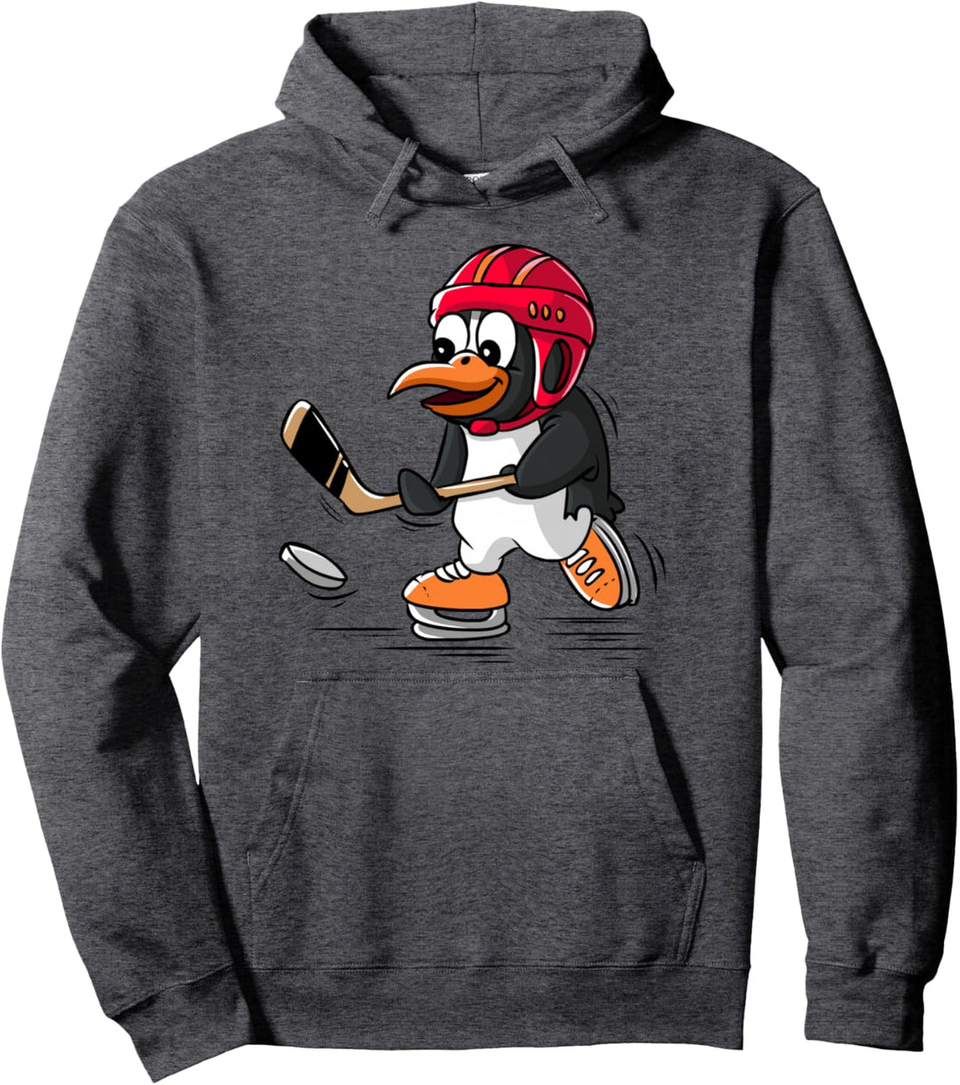 Eishockey-Pinguin Pullover Hoodie