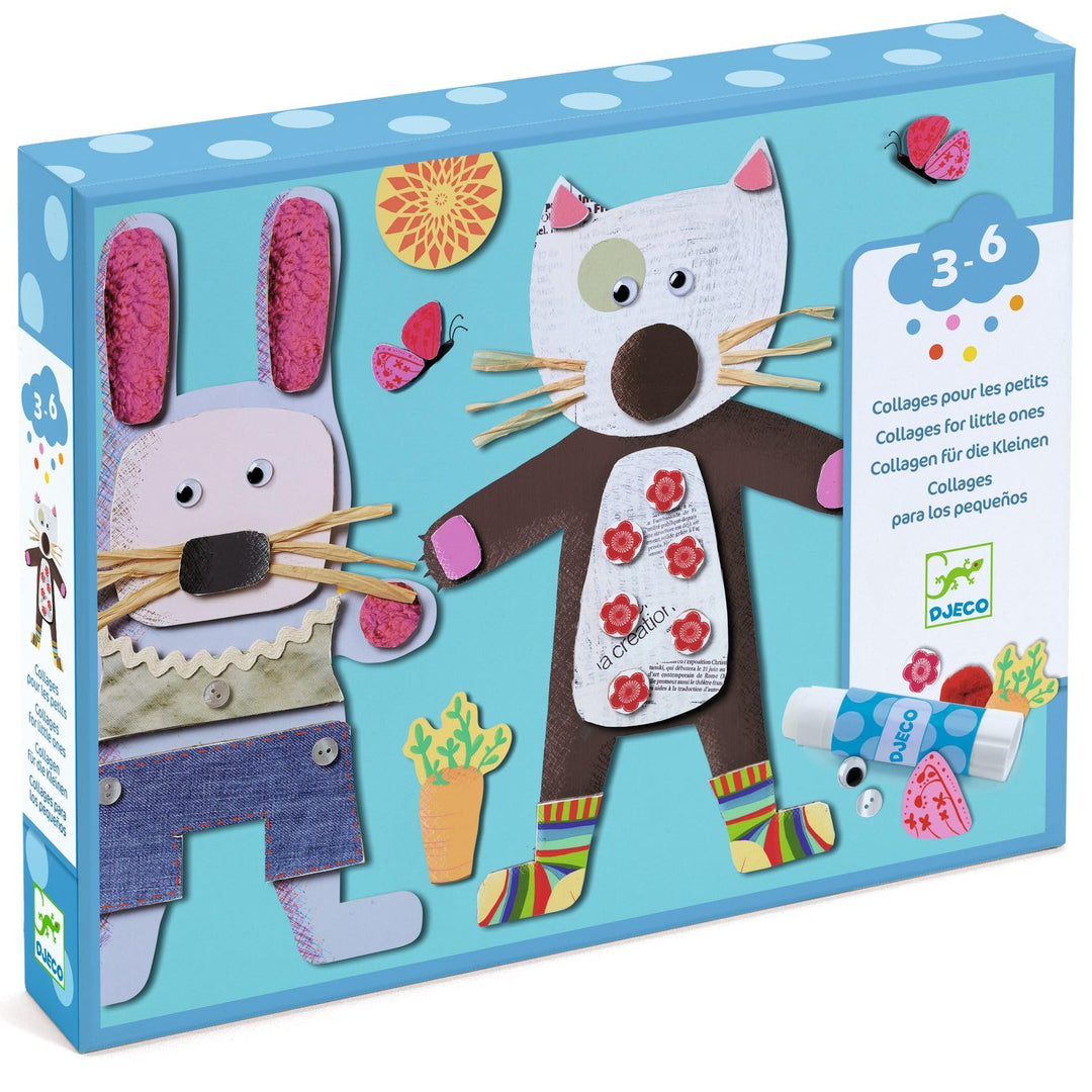 Djeco – Collage für Kinder, Mehrfarbig (DJ08664), Bunt