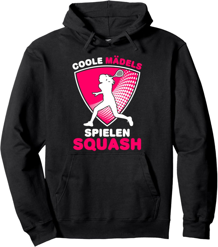 Squash Squashspielerin Pullover Hoodie