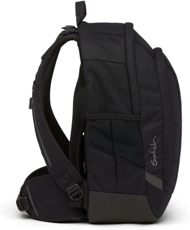Satch Air Schulrucksack Set 3tlg. inkl. Schlamperbox und Sportbeutel Blackjack, Blackjack