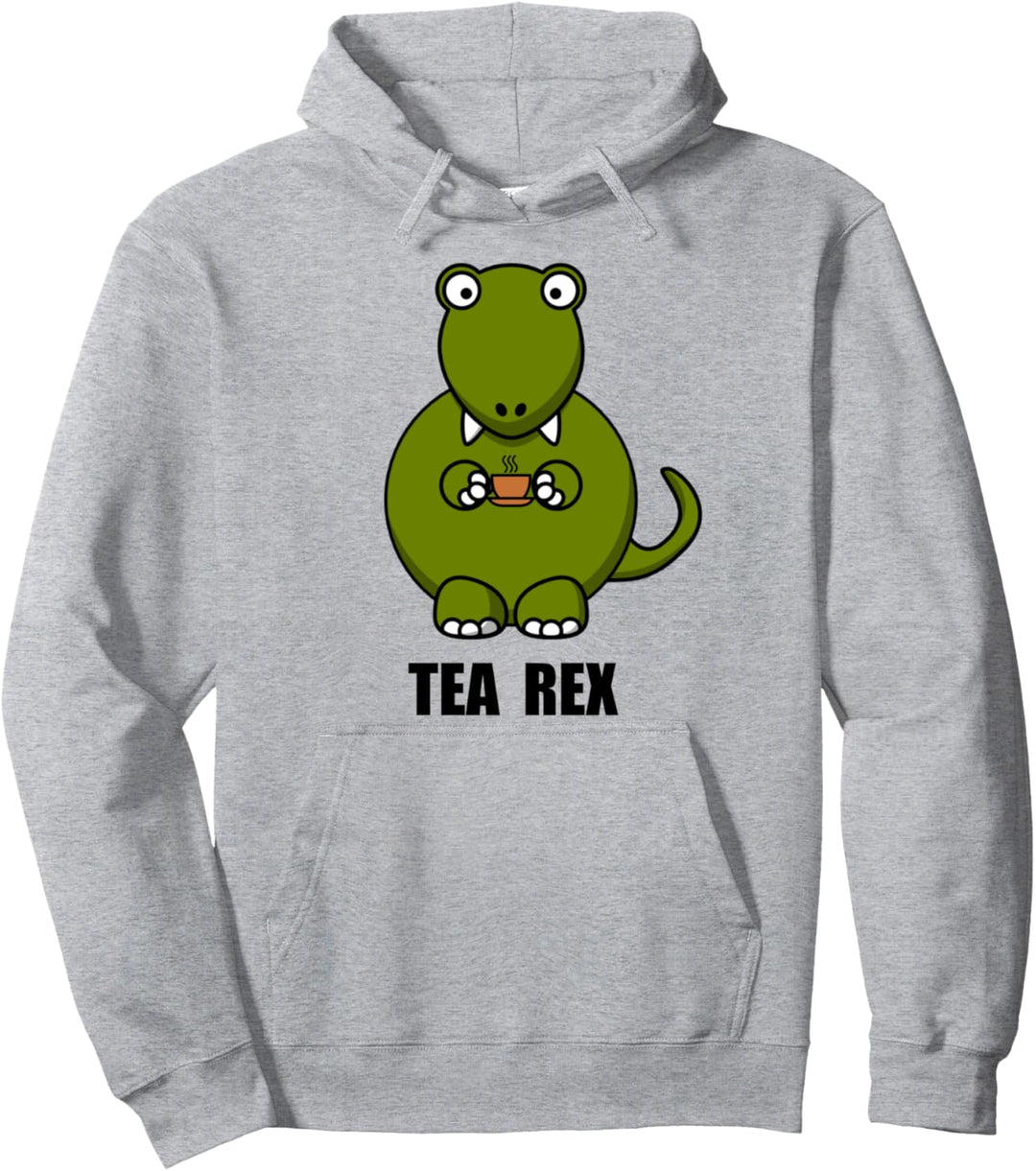Tyrannosaurus Rex Tea Time Dinosaurier Lustiges T-Shirt Pullover Hoodie