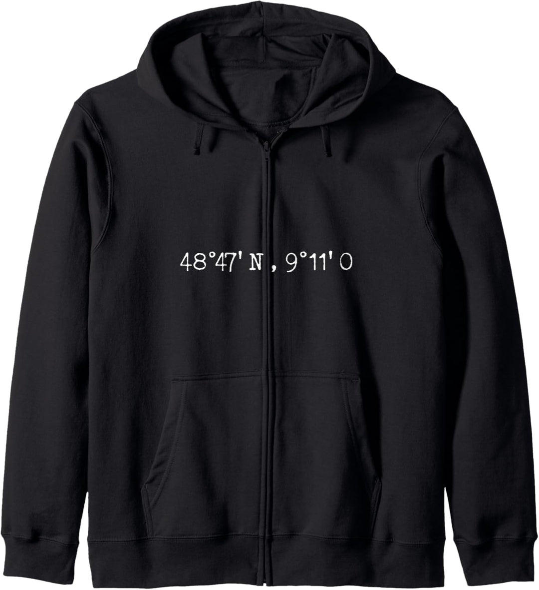 Stuttgart Koordinaten Stadt Heimat Geschenk Kapuzenjacke