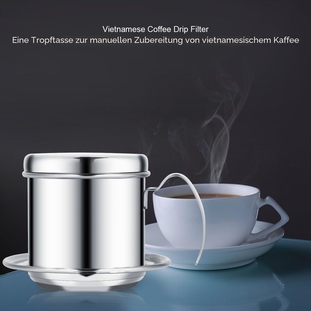 Vietnamesischer Kaffeefilter aus Edelstahl Ca Phe Phin Silber