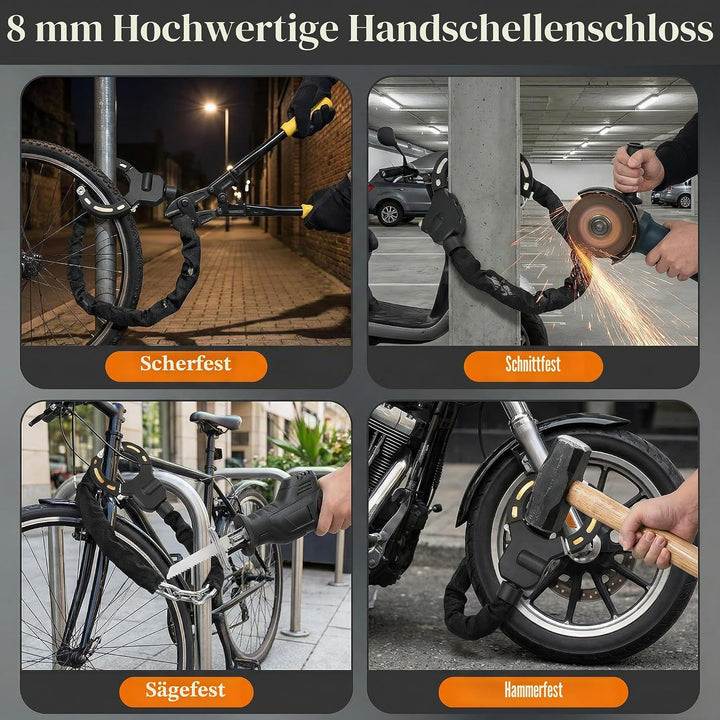 Rollertasche,Zubehör für Elektroroller und Elektrofahrräder Schloss, Schloss