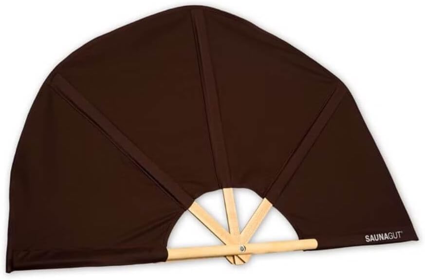 Aufgussfächer Esche KLEIN, Farbe:Schwarz, Schwarz