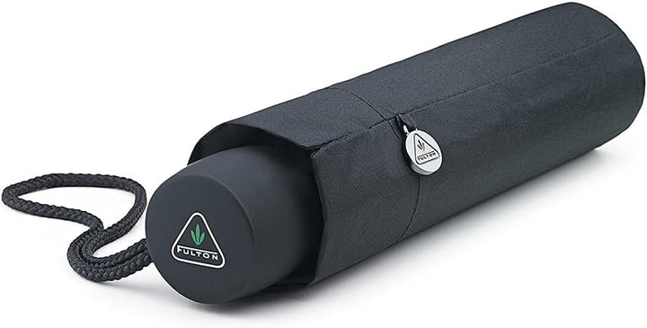 Fulton Minilite 1 Schwarzer Regenschirm, Schwarz